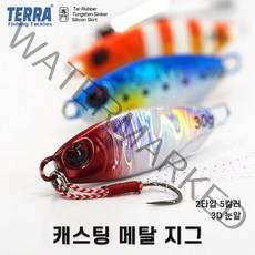 메탈지그 캐스팅 서프루어 / 쇼어지깅 크롬 멸치 슬로우 지깅 / 삼치 갈치 농어 방어 부시리 광어 농어, 캐스팅[롱], 30g