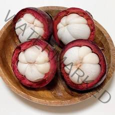 따봉프레시 항공직송 3차선별 프리미엄 태국 생 망고스틴, 1kg 로얄특품(2망)