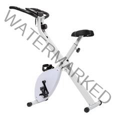 코멧 스포츠 베이직 접이식 자전거 + 핸드폰 거치대, X-bike1, 화이트+블랙