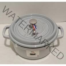 독일 스타우브 STAUB 냄비 24cm 냄비 컬러냄비 인테리어용품 모던주방용품, free, 그레이 (24cm)