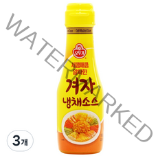 오뚜기 겨자냉채소스, 250g, 3개