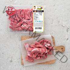포크밸리 한돈 등갈비 찜용 / 구이용 (냉장), 1kg, 1팩