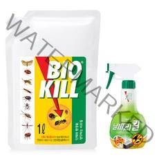 비오킬 날파리킬 살충제 370ml + 파우치 1L 세트, 1세트