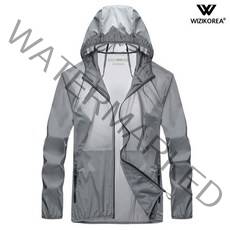 여름 자외선차단 후드집업 스판 바람막이 점퍼 W076J+국내발송