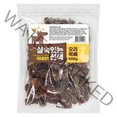 펫츠몬 실속있는선택 애견 수제간식 500g, 오리목뼈, 1개