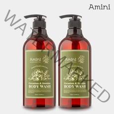 아미니 플라워 테라피 바디워시 제라늄 앤 자스민 500ml 2개