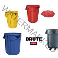 러버메이드 벤티드 브루트 원형 컨테이너 BRUTE 휴지통 다용도 정리함 원두보관 사료통, 회색(뚜껑X), 37L