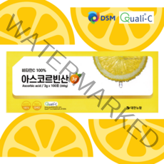 DSM 퀄리씨인증 순수 비타민c 아스코르빈산 영국산 비타민C, 1개, 3g