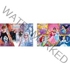 토이앤퍼즐 겨울왕국 스노우가든 퍼즐 70피스 DCP-101 + 프린세스 시크릿 페스티벌 70피스 DCP-102 세트, 혼합색상