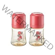 마더케이 369 PPSU 젖병 180ml 트윈팩, 0단계, 레드, 2개