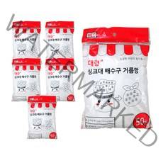 MEO 대형 싱크대 배수구 거름망 최대 35cm, 50개입, 6개