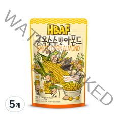 HBAF 군옥수수맛 아몬드, 190g, 5개