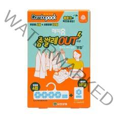 해피홈 좀벌레아웃 콤보팩 옷장용 4p + 서랍장용 10p, 1세트