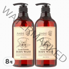 아미니 플라워 테라피 네롤리 파우더 바디워시, 1000ml, 8개