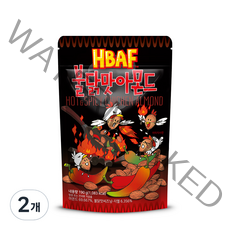 HBAF 불닭맛 아몬드, 190g, 2개