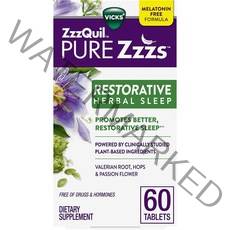 ZzzQuil 지퀄 수면 보조제 60정, 60개(1팩)
