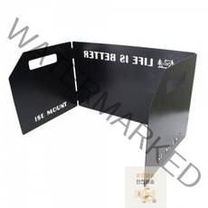 거치대_캠핑_숯불_그리들팬_윈드스크린_바람막이_석쇠 D293, 아이보리