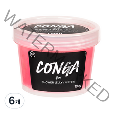 러쉬 콩가 샤워 젤리, 100g, 6개