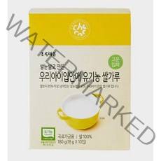 [초록마을] 쌀눈쌀로 만든 우리아이입안애 유기농쌀가루(고운입자/18g*10입), 1개, 18g