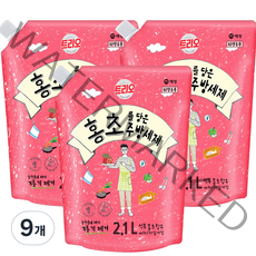 트리오 홍초를 담은 주방세제, 2.1L, 9개