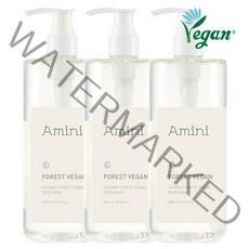 아미니 카밍 포레스트 비건 바디워시 500ml 3개