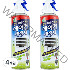 청개구리 에어컨 세정제, 330ml, 4개입