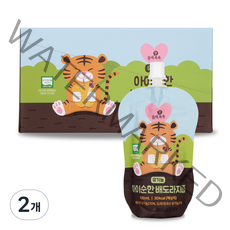 몸애쏙쏙 유기농 아이순한 배도라지즙 10p, 혼합맛(배/도라지), 2개, 1000ml