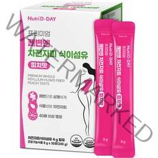 뉴트리디데이 프리미엄 쾌변엔 차전자피 식이섬유 피치맛 30p, 240g, 1개