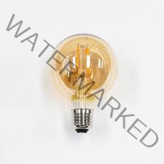 LED 에디슨 볼 전구 G80 4W 전구색, 2개