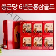 종근당건강(주) 6년근 홍삼골드 80ml 60포 홍삼선물세트, 1박스