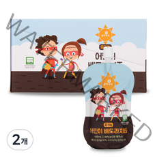 몸애쏙쏙 유기농 어린이 배도라지즙 10p, 혼합맛(배/도라지), 1000ml, 2개