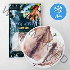 서풍앤쿡 국내산 손질 오징어 (냉동), 200g, 1개