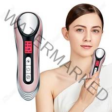 kiboer 갈바닉 이온마사지기 피부마사지기 냉열케어 이온케어 영양도입 리프팅 모공케어 셀프홈케어 USB식충전 2색, 002a 핑크