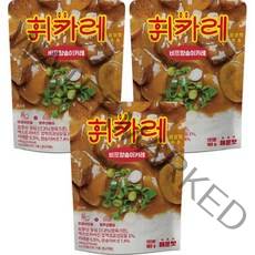 돌아온 한남동 휘카레 매운맛, 180g, 3개
