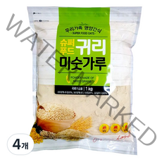 슈퍼푸드 귀리 미숫가루, 1kg, 4개