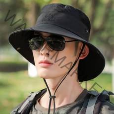 엘마운틴 남성용 MS 상단 메쉬 모자, 블랙