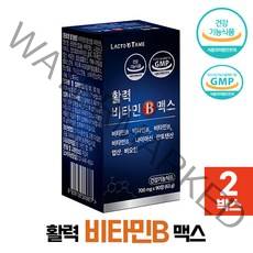 활력 비타민비 비타민B 맥스 비오틴 함유 수용성 비타민B군 8종 건강기능식품, 2박스, 90정