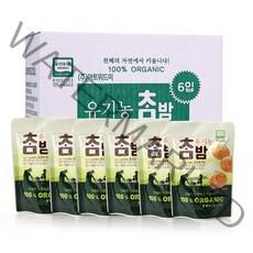 유기농 참밤 6p, 360g, 1개