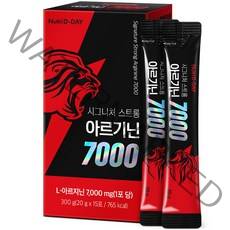 뉴트리디데이 시그니처 스트롱 아르기닌 7000 액상스틱 15p, 1개, 300g
