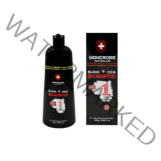 몽크로스 블랙 시카 새치 염색 샴푸 자연갈색, 300g, 1개