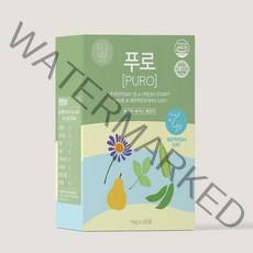 푸로 쑥부쟁이 작두콩 수세미 유근피 진액 차 즙, 푸로 1개월분 (30포), 1개