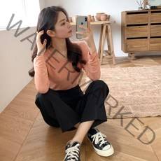 베니토 여성용 에브리데이 스킨 브이넥 티