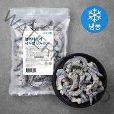 싱싱특구 블랙타이거 새우살 60~80미 (냉동), 500g, 1개