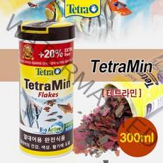(네로앤펫) 열대어 구피 먹이 사료 테트라 민 300ml 63g, 테트라 민 [300ml] 63g