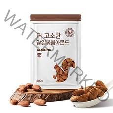 [산과들에] 2022 햇 볶음 아몬드500gx2봉 / 견과 견과류, 500g, 2개