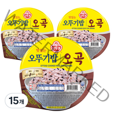 맛있는 오뚜기밥 오곡, 210g, 15개
