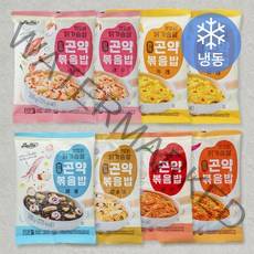 맛있닭 닭가슴살 한끼곤약 볶음밥 파우치 새우 200g x 2팩 + 카레 200g x 2팩 + 해물 200g + 양송이 200g + 불닭 200g + 김치 200g 세트 (냉동), 1세트