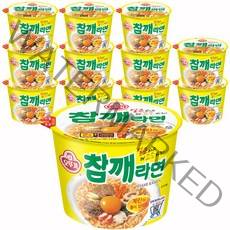 오뚜기 참깨 컵라면 110g, 12개
