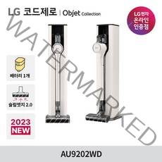 LG전자 코드제로 오브제컬렉션 올인원타워 무선청소기 AU9202WD 카밍베이지/슬림파워드라이브2.0흡입구, AU9202WD 택배