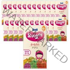 맘마밀요미요미 유기농 주스 125ml, 과일믹스, 24팩